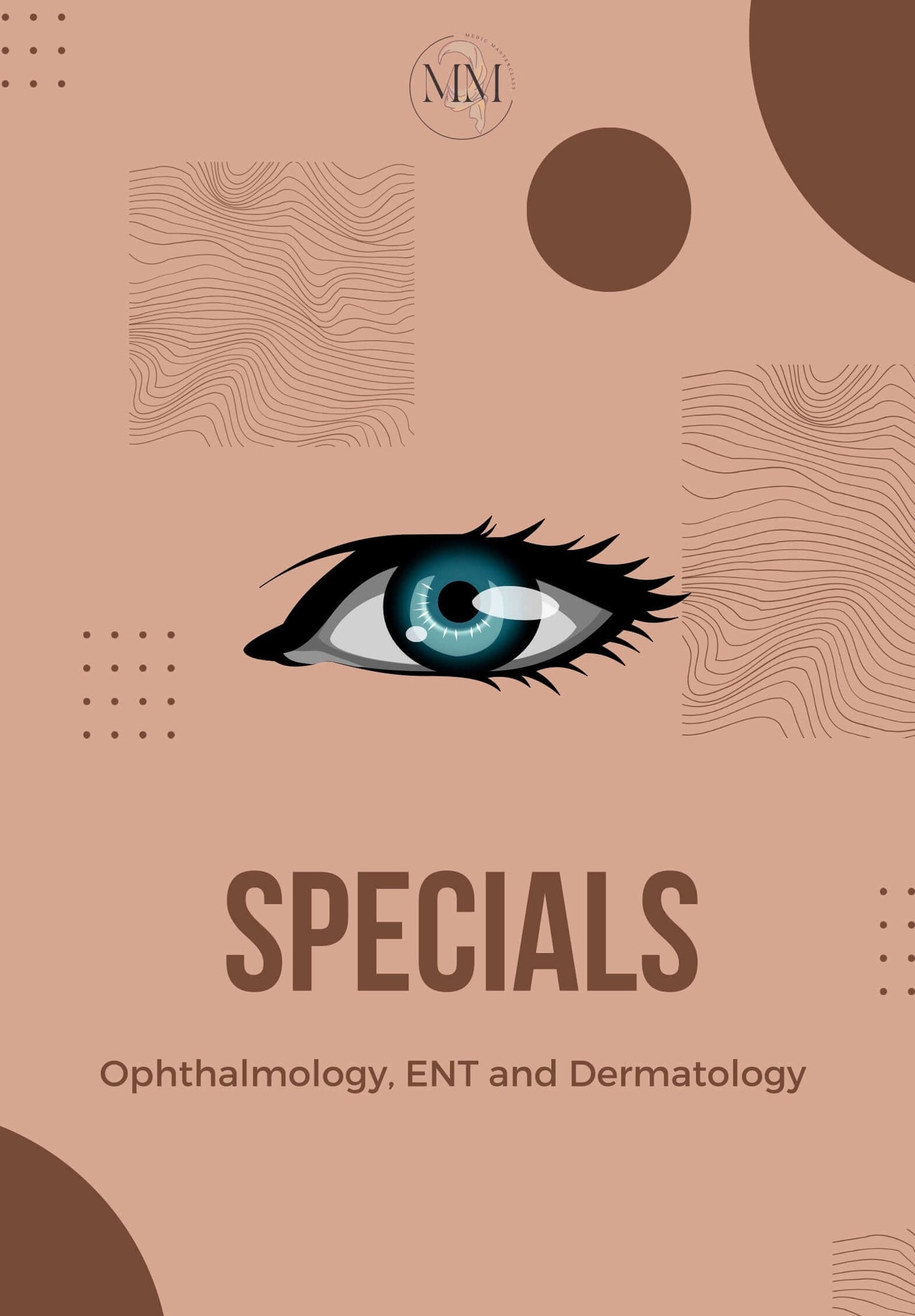 'Specials' (Ophthalmology, Dermatology, ENT) notes cover image